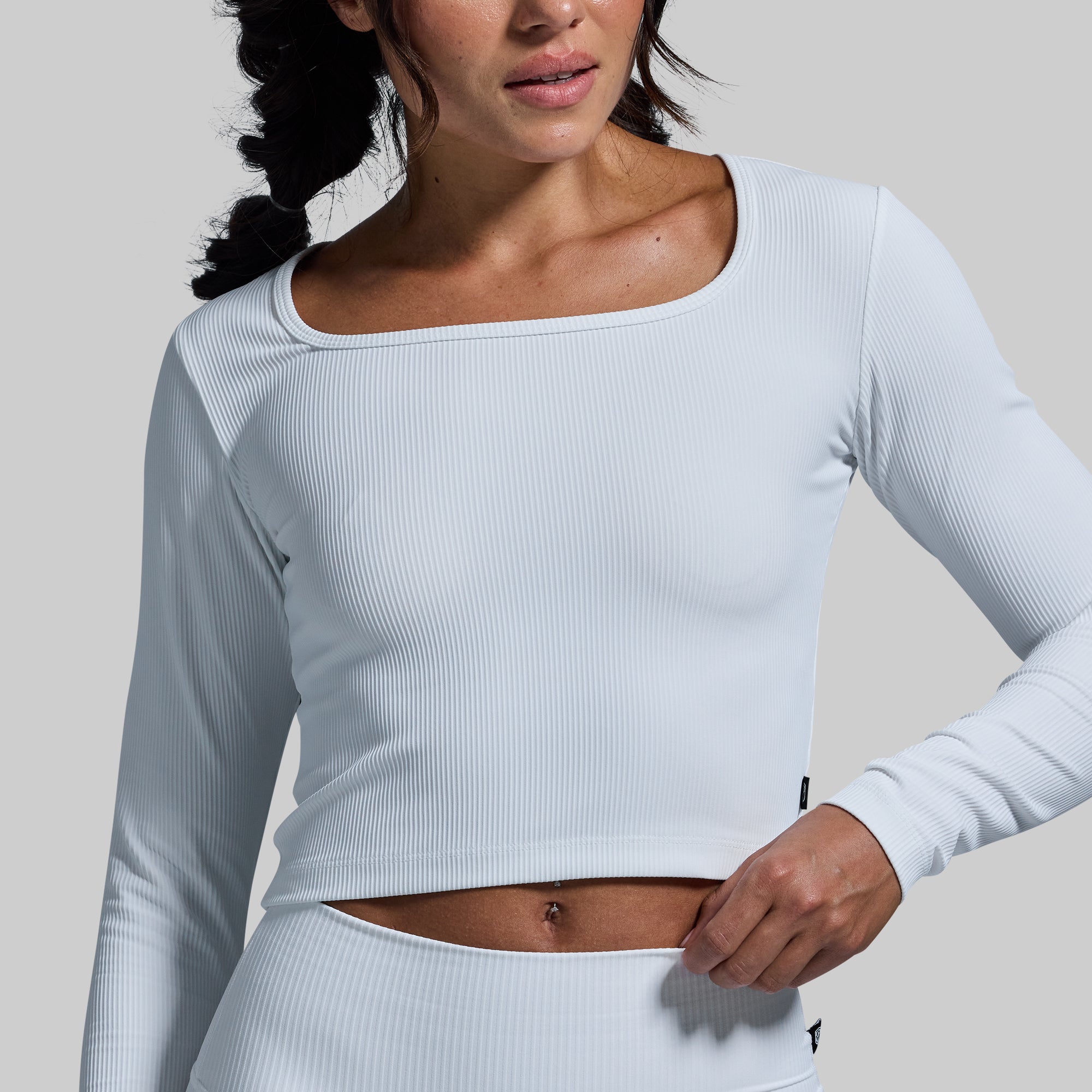Limitless Long Sleeve Shirt for Men & Women - Soft Cotton White T-Shirt - Casual Wear, Layering & Everyday Outfits
