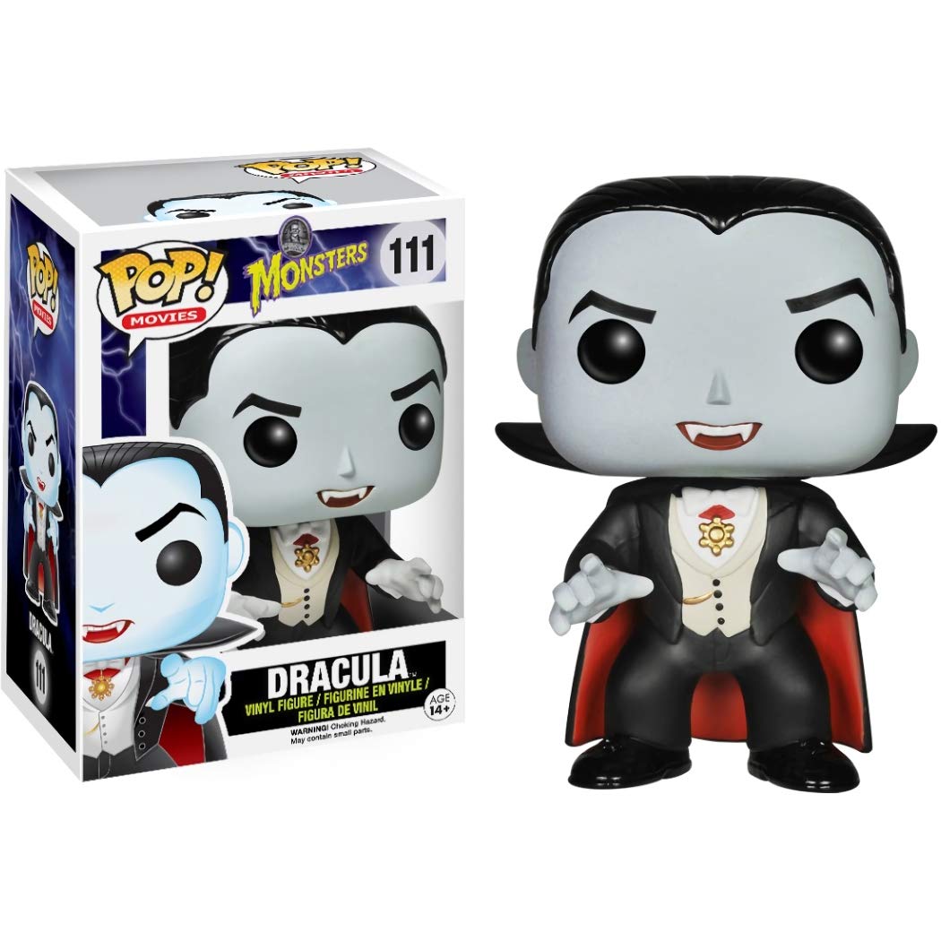 Dracula Funko Pop Movies Vinyl Figure with Graphic Protector Case - Collectible Horror Movie Character Toy (04170) - Perfect for Halloween Decorations & Pop Culture Displays