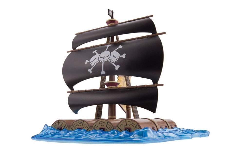 Bandai One Piece Grand Ship Collection #11 Marshall D. Teach's Pirate Ship Model Kit - Anime Collectible, DIY Assembly Toy for Fans & Display Decor