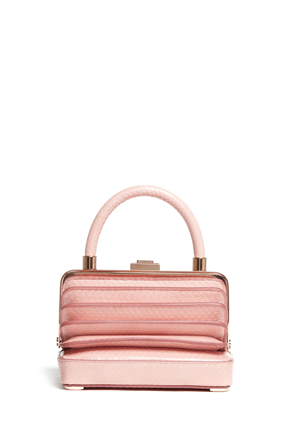 Pink Snakeskin Small Diana Bag - Stylish Crossbody Purse for Women, Perfect for Parties, Dates & Everyday Use