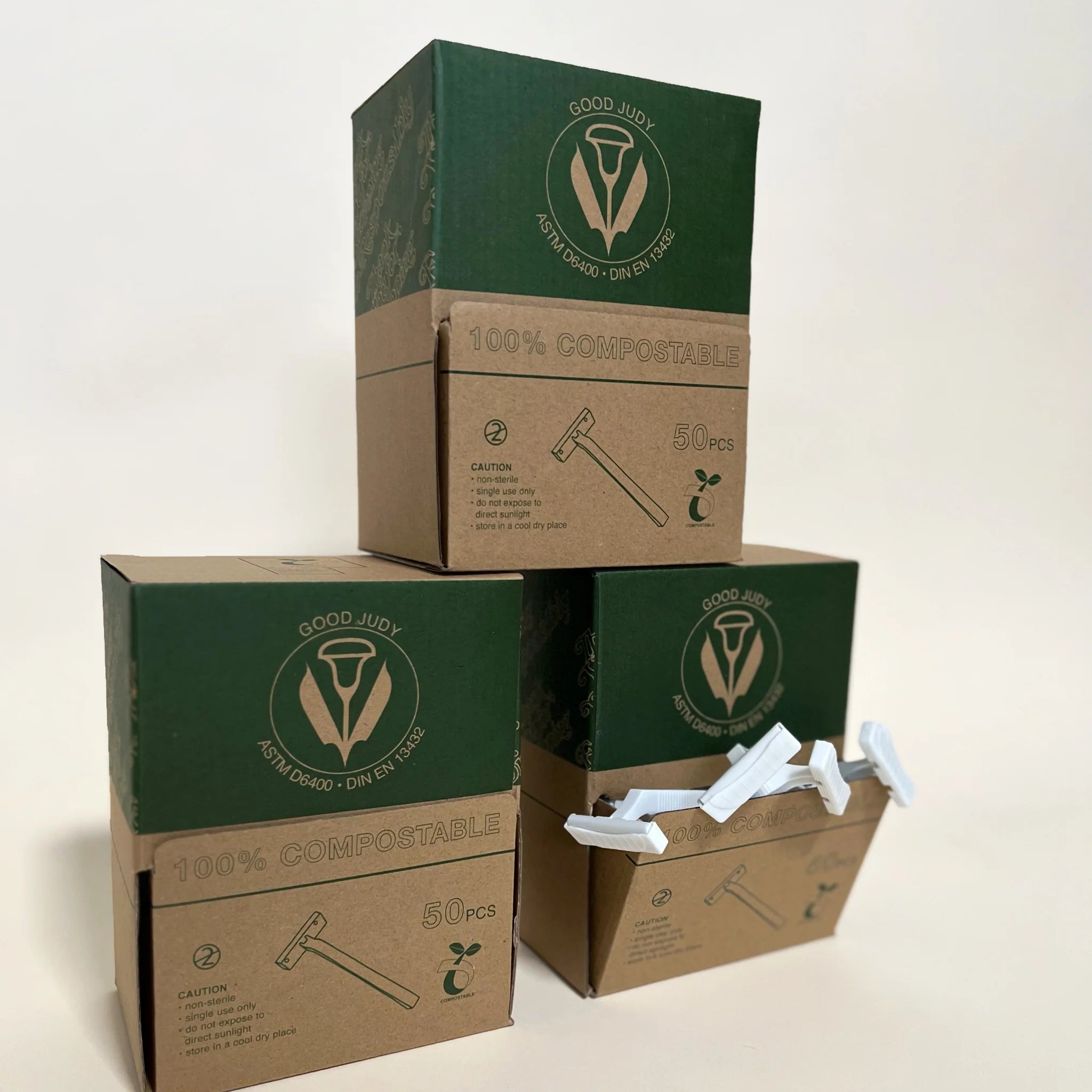 Eco-Friendly Compostable PLA Razors for Women & Men - Biodegradable Shaving Razor for Sensitive Skin | Perfect for Travel, Gym & Sustainable Bathroom Routine