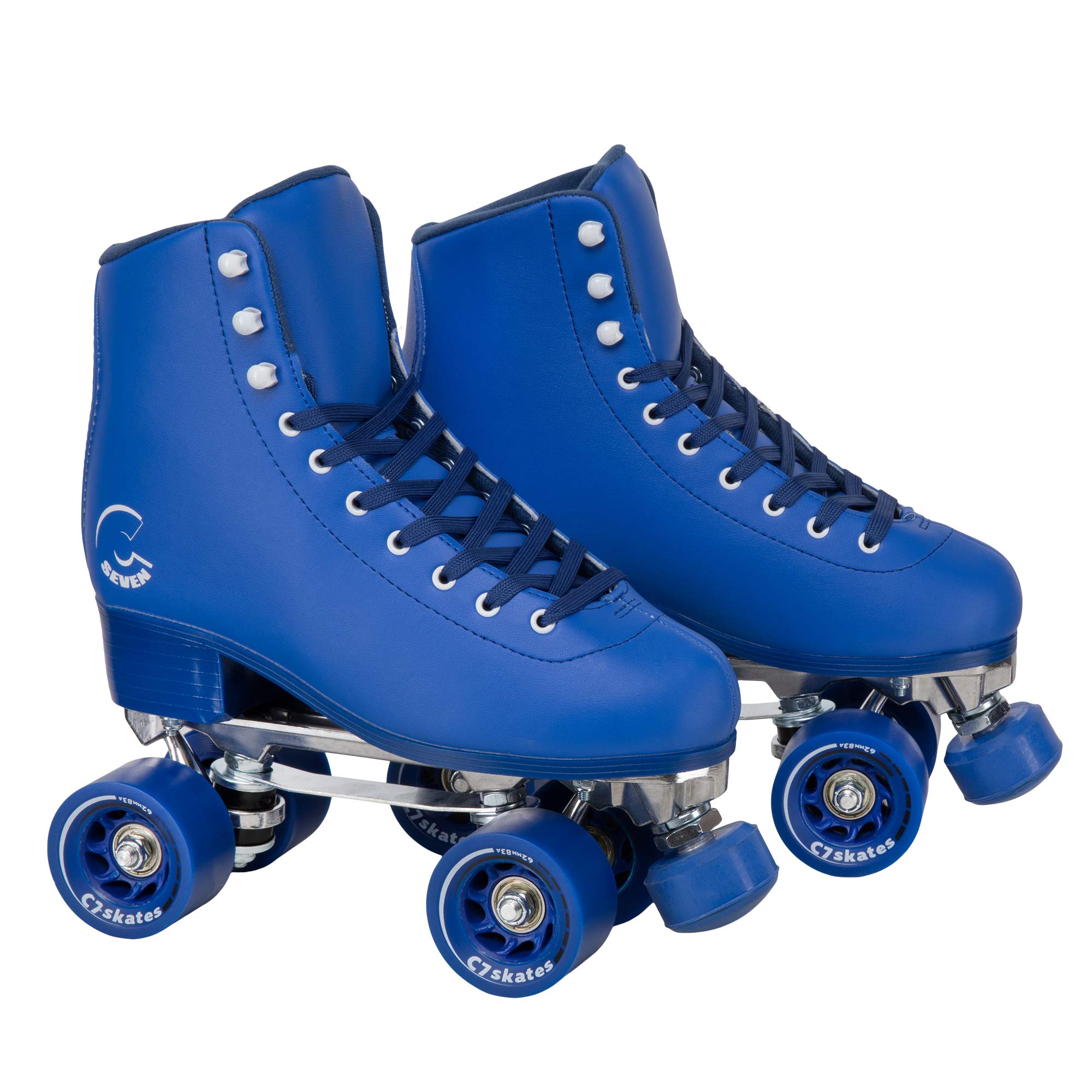 C7 Skates Dark Magic Quad Roller Skates for Outdoor & Rink Skating