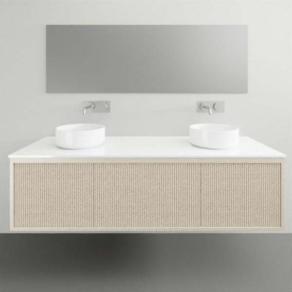 ADP Clifton Vanity - Modern Bathroom Vanity Set with Sink & Mirror, White Gloss Finish - Perfect for Small Bathrooms, Powder Rooms & Guest Baths