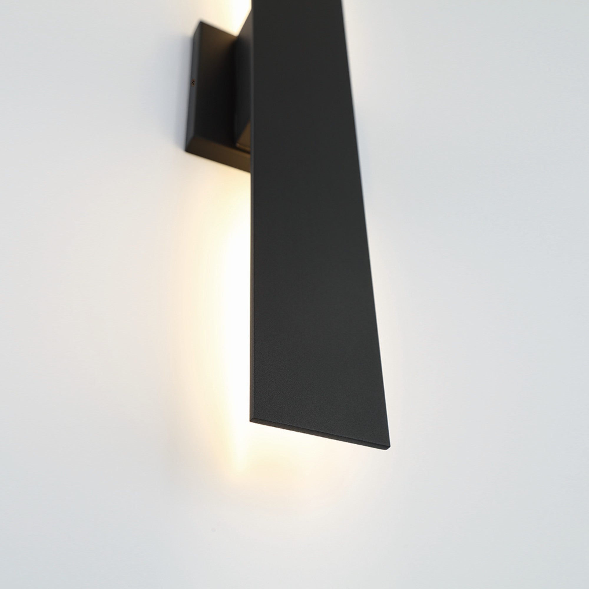 Annette 23 LED Outdoor Wall Sconce - Black Finish, Waterproof Exterior Light Fixture for Porch, Patio, Garden & Entryway Lighting