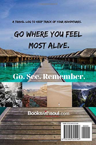 Travel Junkie Adventure Journal - My Travel Log Book with Prompts & Bucket List for 50+ Trips | Perfect Gift for Travel Lovers | Use for Road Trips, Vacations & Dream Destination Planning
