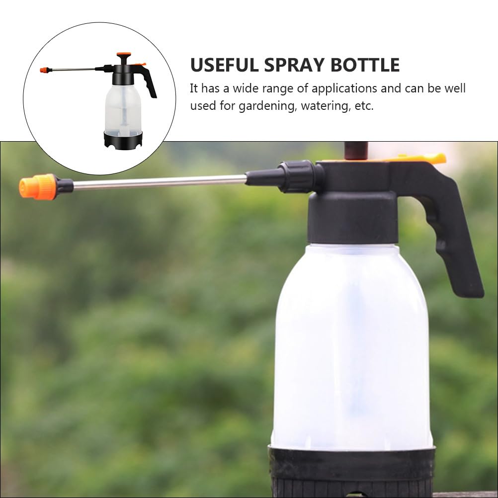 Yardwe 1pc Manual Water Pump Sprayer - Portable Pressure Spray Bottle for Plants, Flowers, Car Wash, Gardening & Cleaning | Fine Mist Refillable Plastic Watering Can for Indoor/Outdoor Use