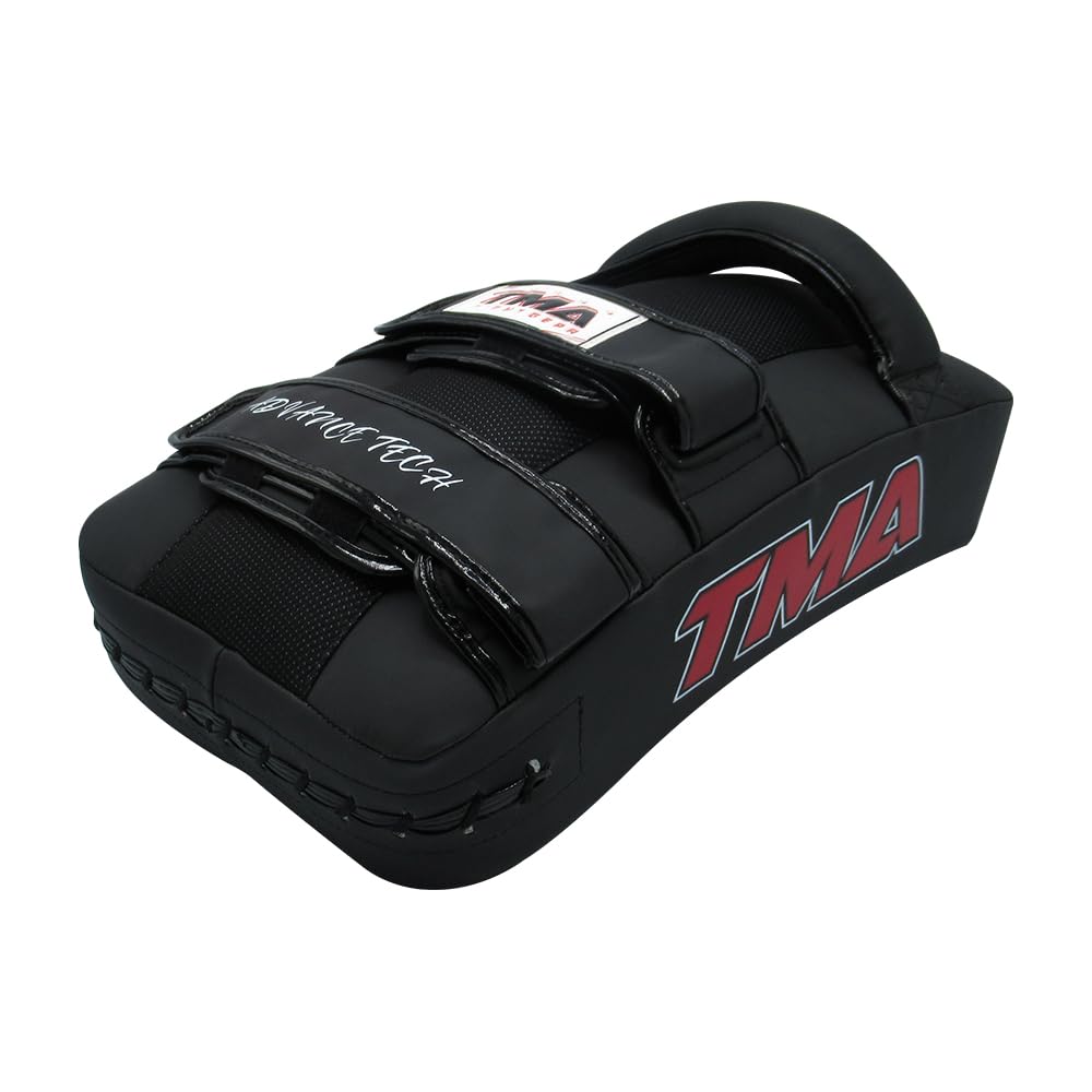 Muay Thai Training Pads - Premium Kickboxing & Martial Arts Punching Shield for Muay Thai, Karate, MMA - Durable Strike Pads (Single Pad) - Perfect for Home Gym, Dojo Training & Combat Sports Practice