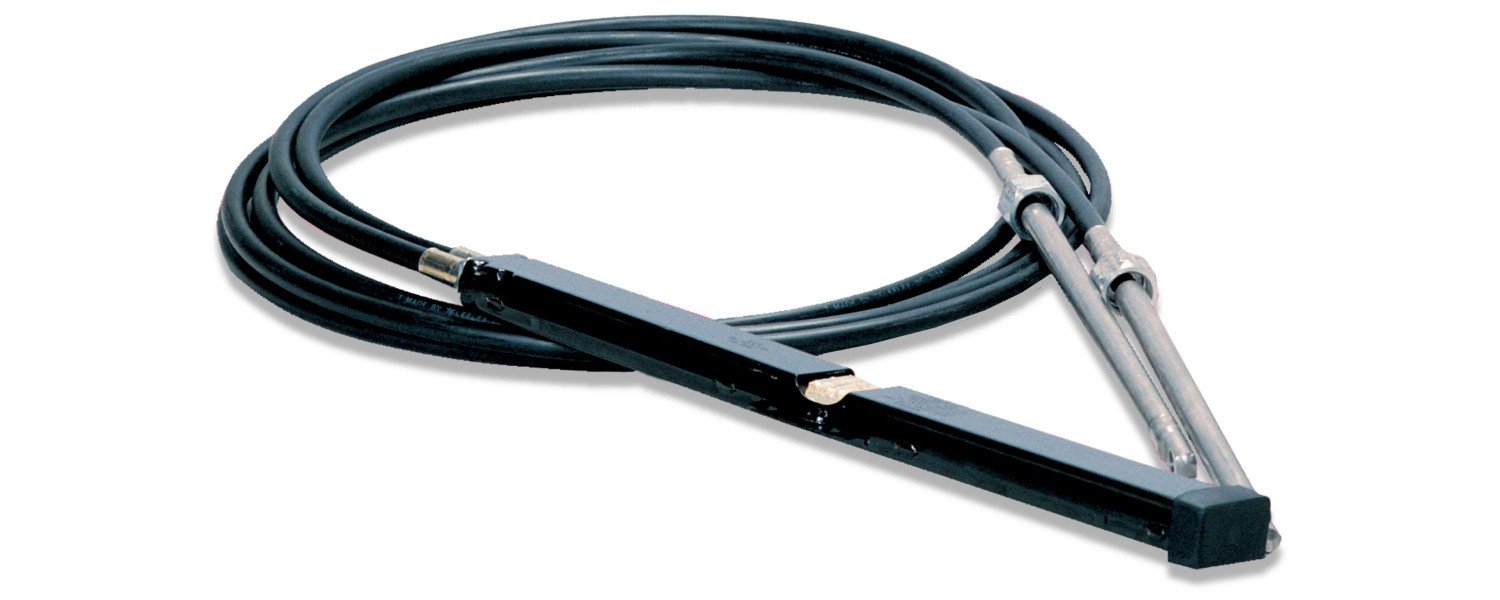 Dometic SeaStar SSC135XX Dual Rack Steering Cable - Compatible with Back Mount Rack Steering Kits | Marine Boat Steering System Replacement Part | Perfect for Offshore Fishing & Cruising Boats