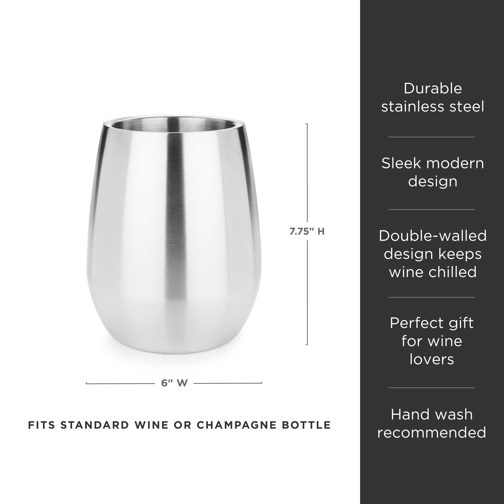 Premium Stainless Steel Bottle Chiller - Keep Drinks Cold for Hours | Perfect for Wine, Beer & Beverages | Ideal for Parties, Picnics & Outdoor Events