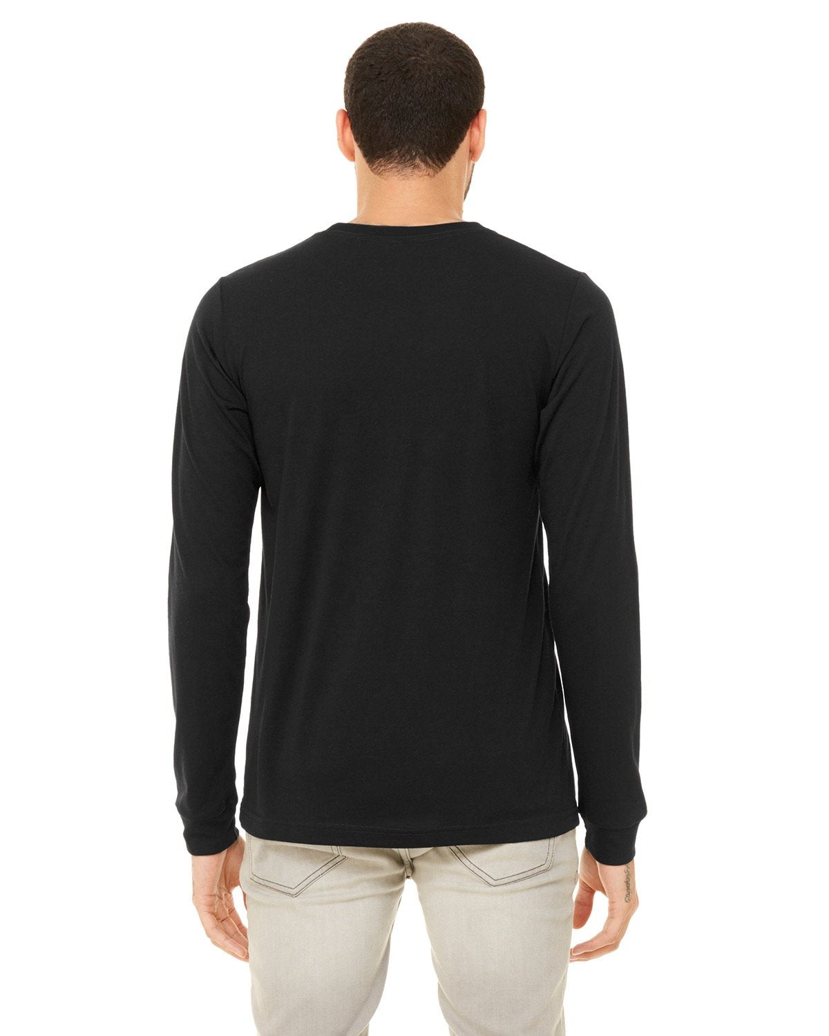 Bella + Canvas 3501 Unisex Jersey Long Sleeve T-Shirt - Soft Cotton Crewneck Tee for Men & Women - Perfect for Casual Wear, Layering & Everyday Comfort
