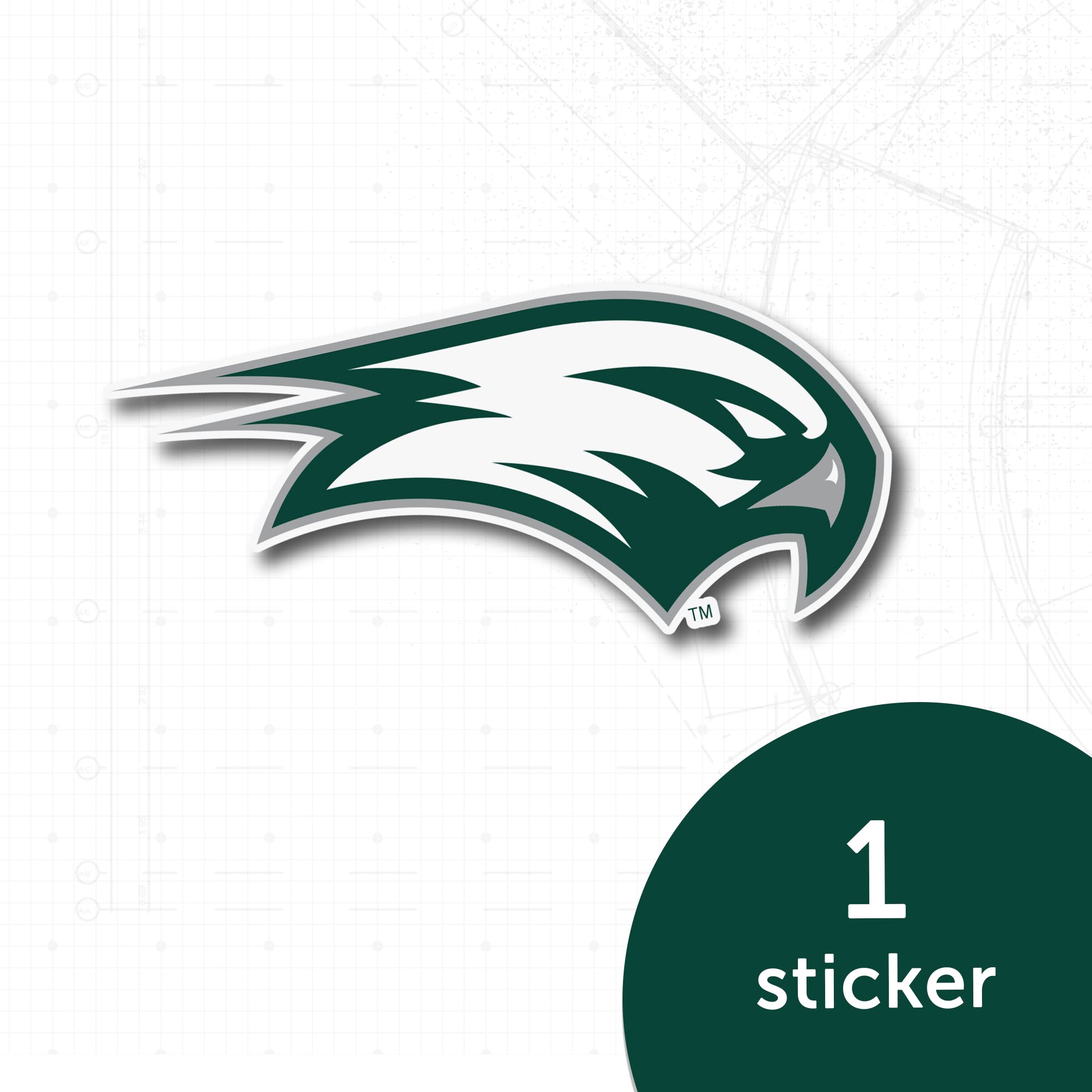Wagner College WC Seahawks Desert Cactus Vinyl Decal Sticker - Waterproof Laptop, Car, Water Bottle, Scrapbook Decor (Pack of 5) - Perfect for School Spirit, College Dorm, Office & DIY Crafts