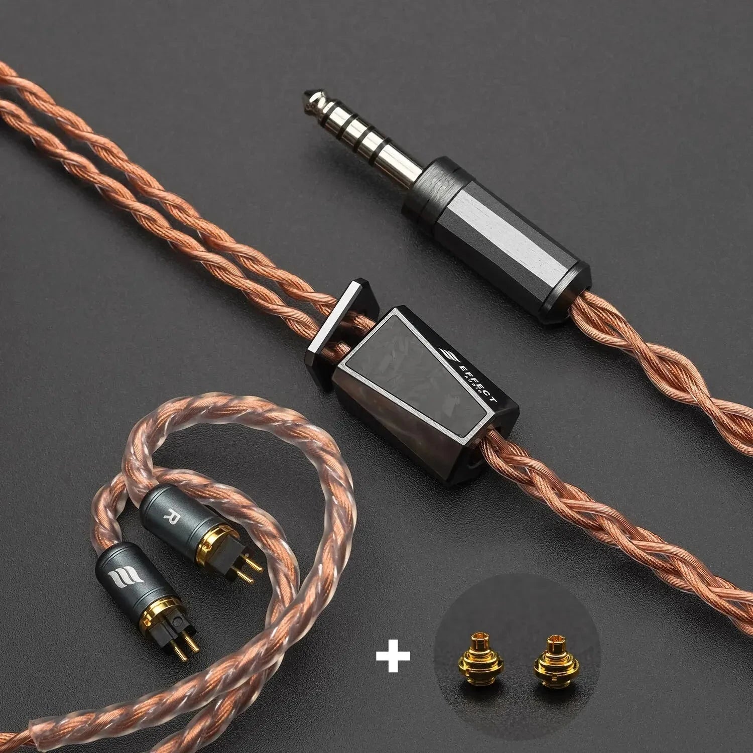 Premium Effect Audio ARES S 4-Wire Earphone Cable with ConX Interchangeable Connector - High-Quality Audio Upgrade for IEMs | Perfect for Audiophiles & Music Lovers