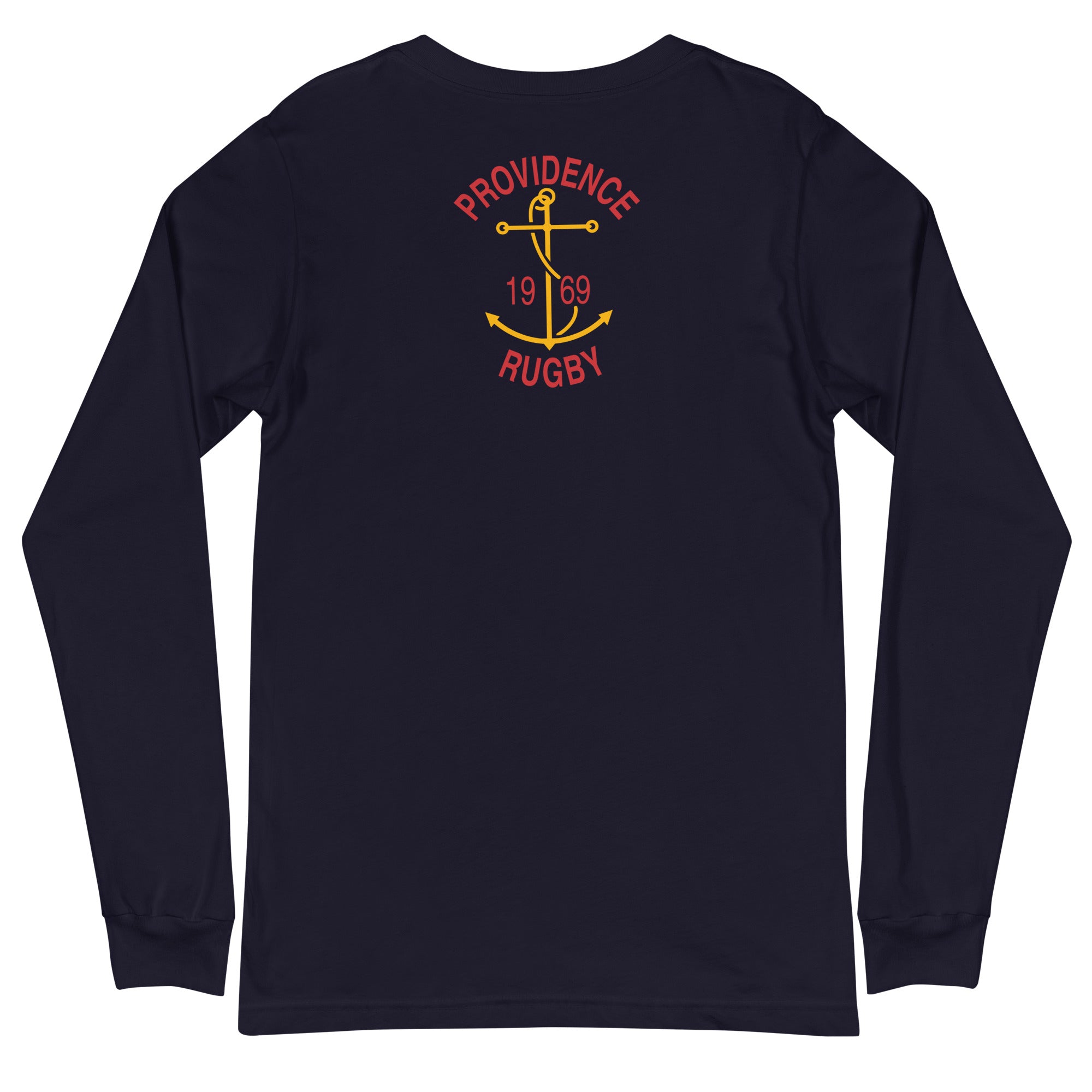 Providence RFC Long Sleeve Social T-Shirt - Comfortable Cotton Rugby Shirt for Men - Perfect for Casual Wear, Sports & Team Events