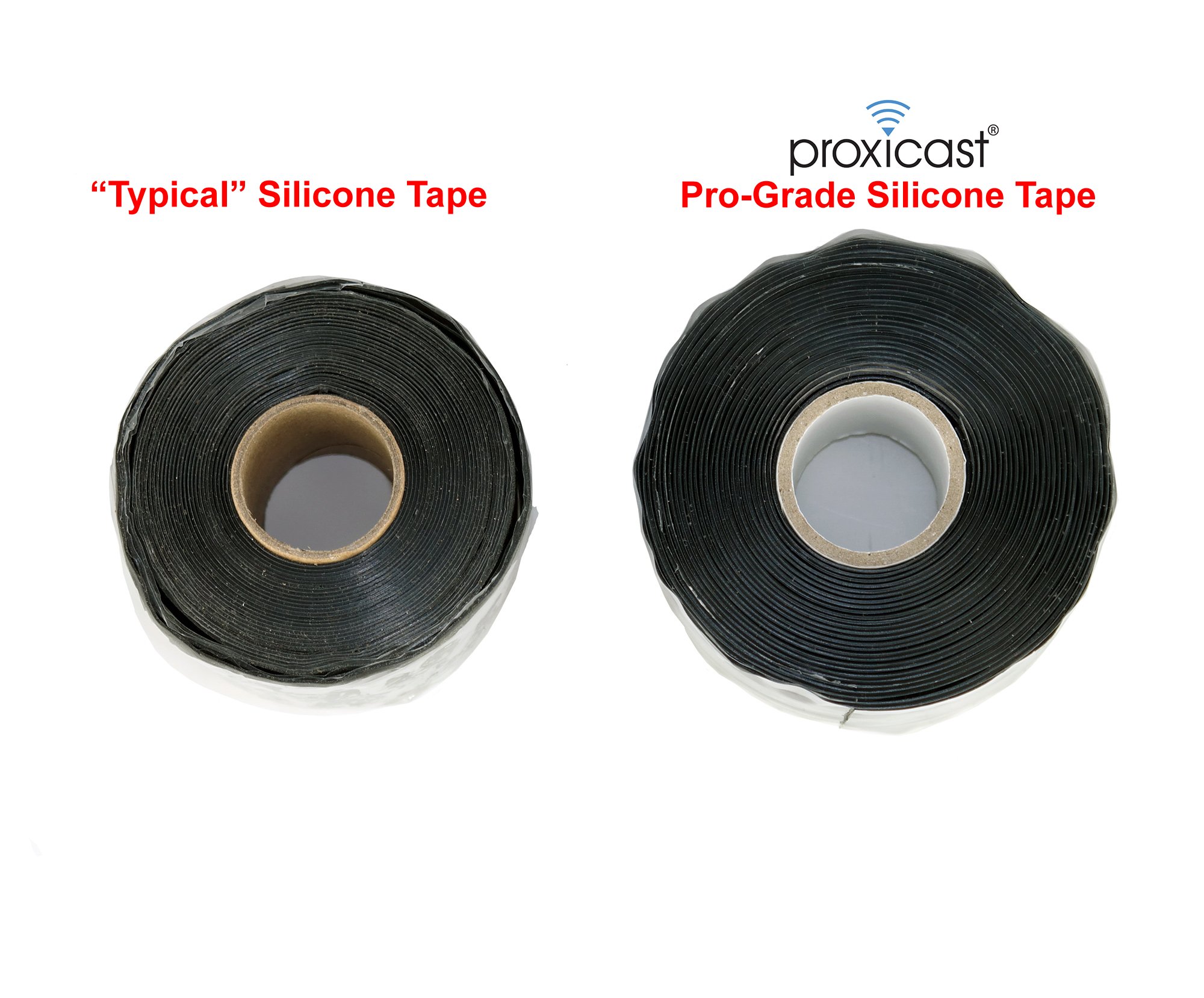 Proxicast Pro-Grade 30mil Heavy Duty Weatherproof Self-Fusing Silicone Tape for Outdoor Antenna Coaxial Cables, Electrical Wires, Hose & Pipe Leaks - Emergency Repair Seal Tape (1.5