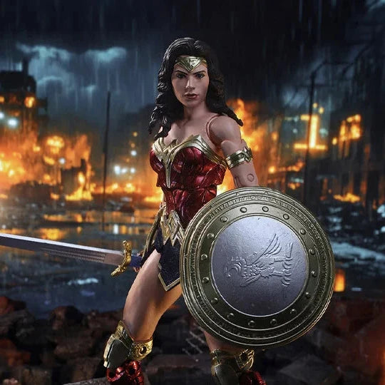 Wonder Woman Batman v Superman: Dawn of Justice DC Multiverse 7-Inch Action Figure - Collectible Movie Character Toy for Fans & Display