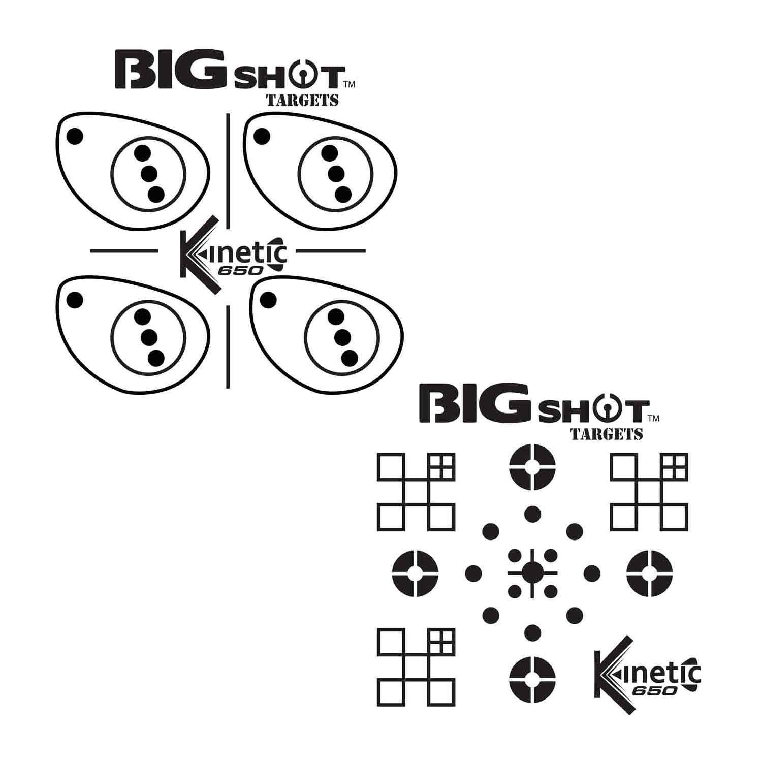 BIGshot Iron Man Kinetic 650 Crossbow Target - High Performance Crossbow Practice Target for Outdoor Archery Training & Hunting