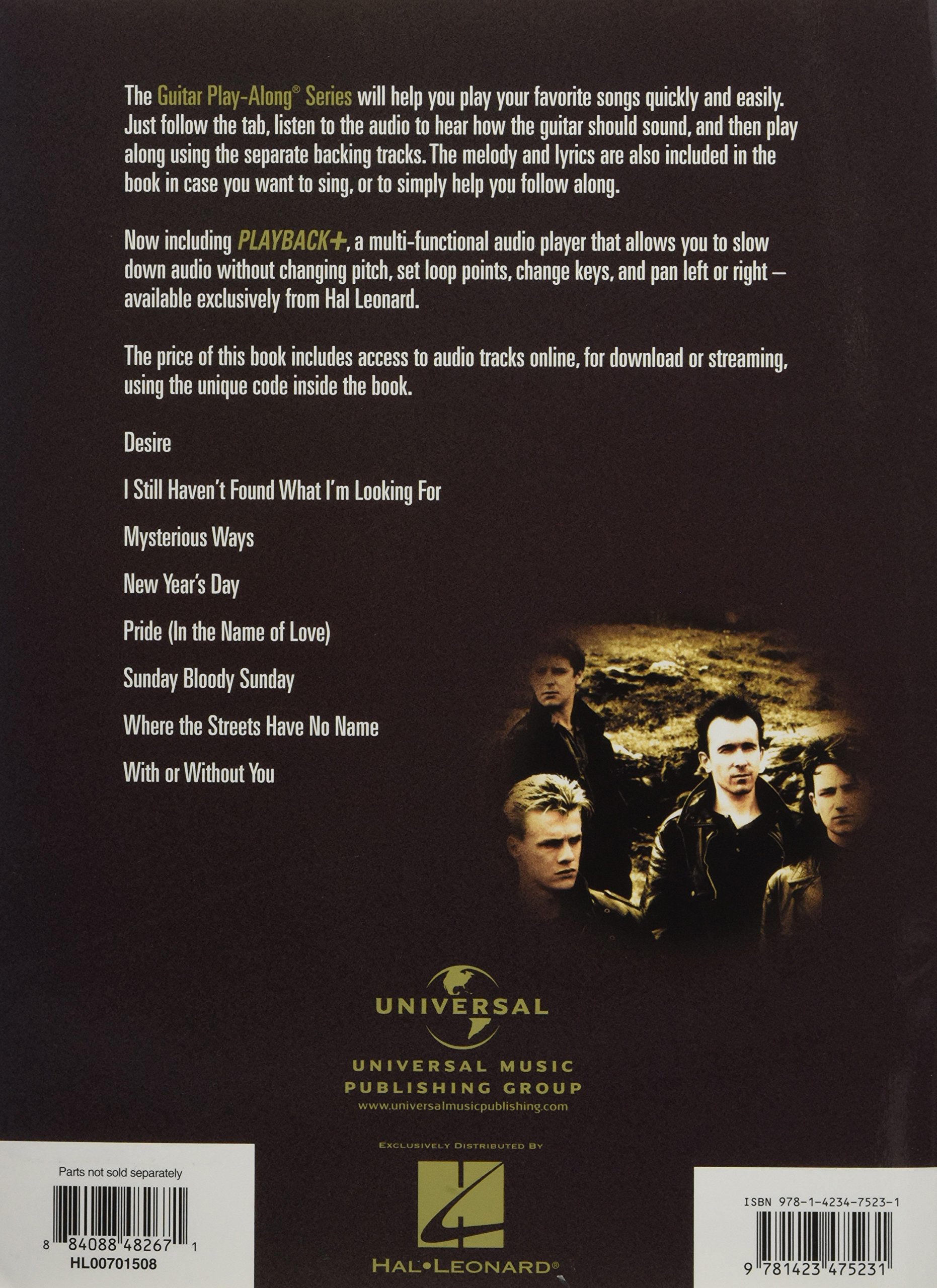 U2 Guitar Play-Along Volume 121 Book with Online Audio - Learn U2 Songs for Guitar Practice & Performance (Guitar Play-Along Series)