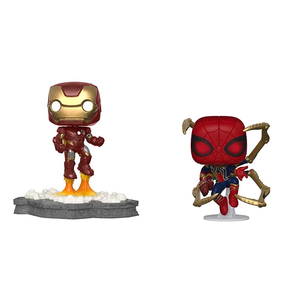 Funko Pop! Marvel Avengers Assemble Iron Man Amazon Exclusive Collectible Figure 6-Inch Deluxe Vinyl | Superhero Decor, Gift for Marvel Fans, Office & Home Display