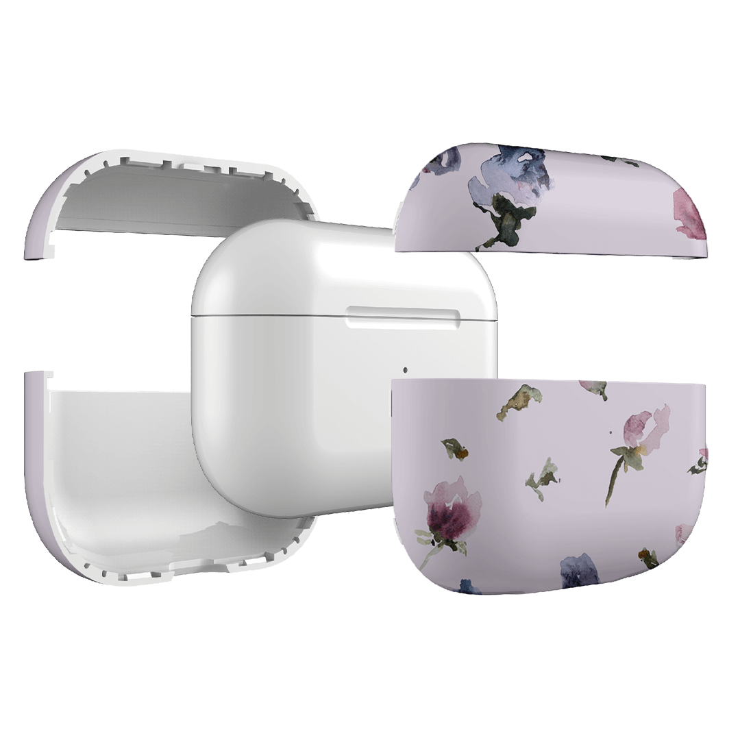 Violet Botanic AirPods Pro Case - Floral Design Protective Cover for Apple AirPods Pro (2nd/1st Gen) | Shockproof & Scratch-Resistant | Perfect for Travel, Workouts & Daily Use