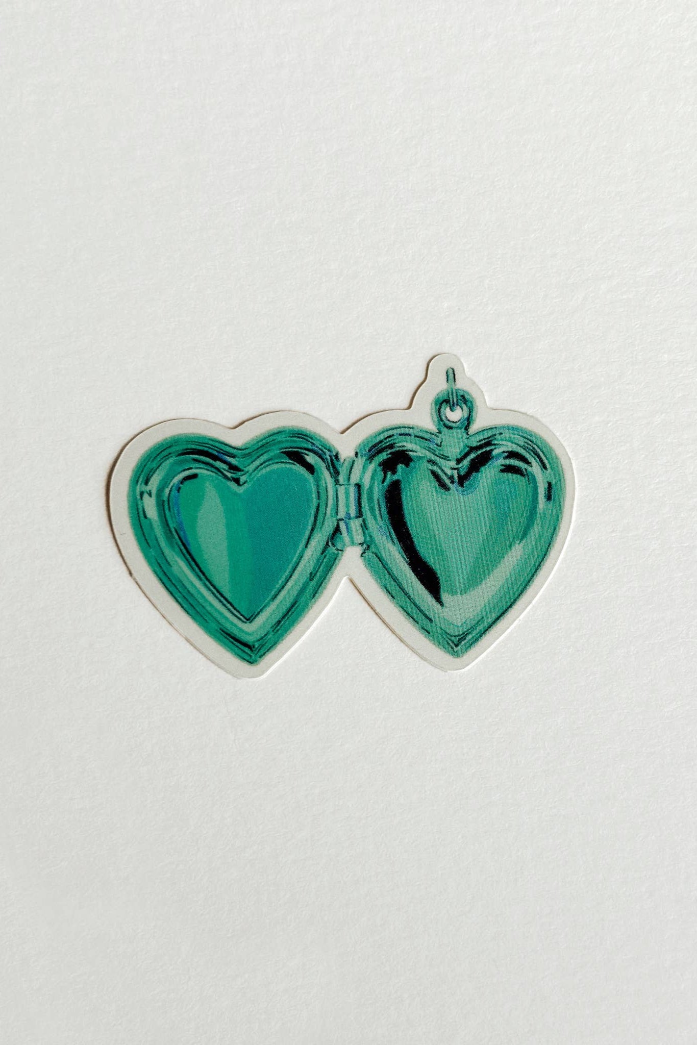 Heart Locket Stickers - Romantic Love Decals for Scrapbooking, Journals, DIY Crafts & Home Decor - Waterproof Vinyl Adhesive for Walls, Laptops, Phones & Gifts