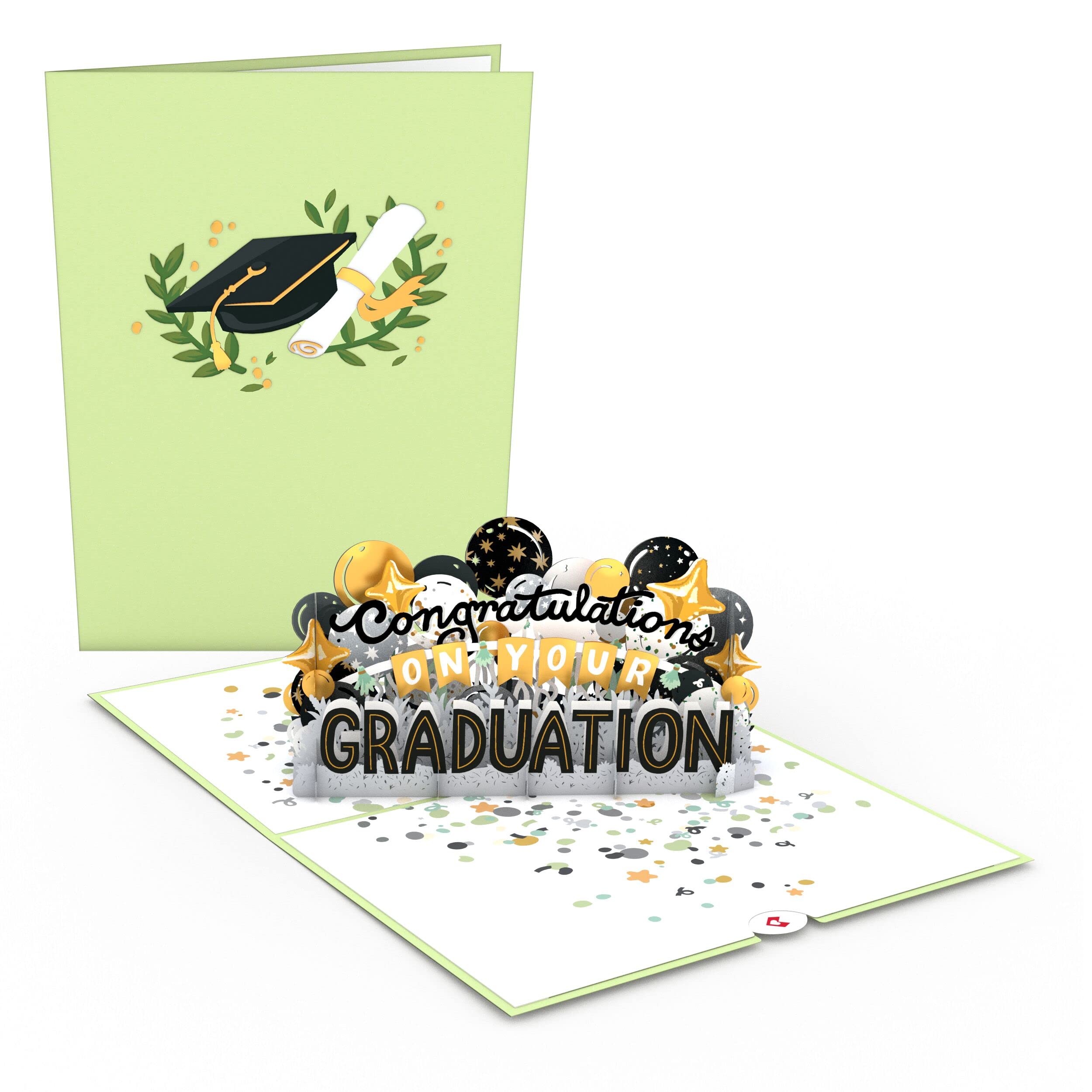 Lovepop 3D Graduation Pop-Up Card – Handcrafted Congratulations Greeting Card for Graduates – 5 x 7 Inch – Perfect for High School & College Graduation Gifts, Commencement Celebrations & Milestone Achievements