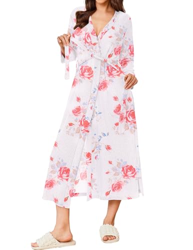 Floral White Red
