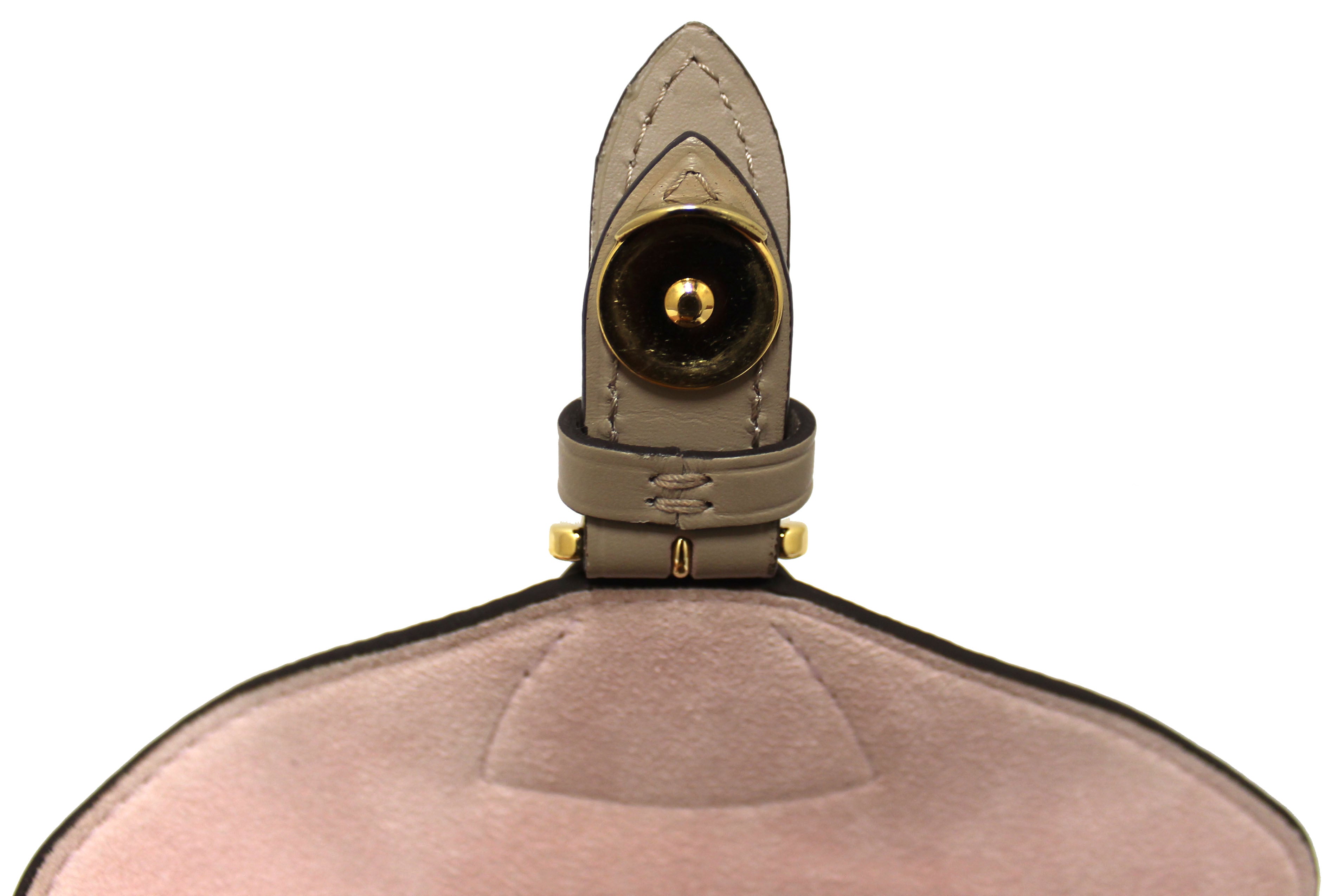 Authentic Louis Vuitton Turtledove Monogram Empreinte Leather Montsouris MM Backpack for Women - Luxury Designer Travel Bag for Work, School & Everyday Use