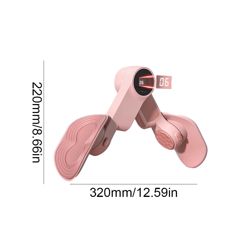 Pelvic Floor Muscle Trainer - Non-Slip Inner Thigh Exercise Equipment with Counter | 360° Adjustable for Hips & Glutes Workout | Perfect for Home Gym, Postpartum Recovery & Women's Fitness