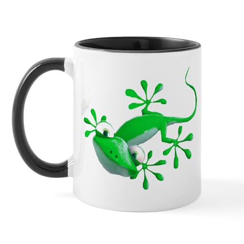 White/Black Inside - Gecko Mug