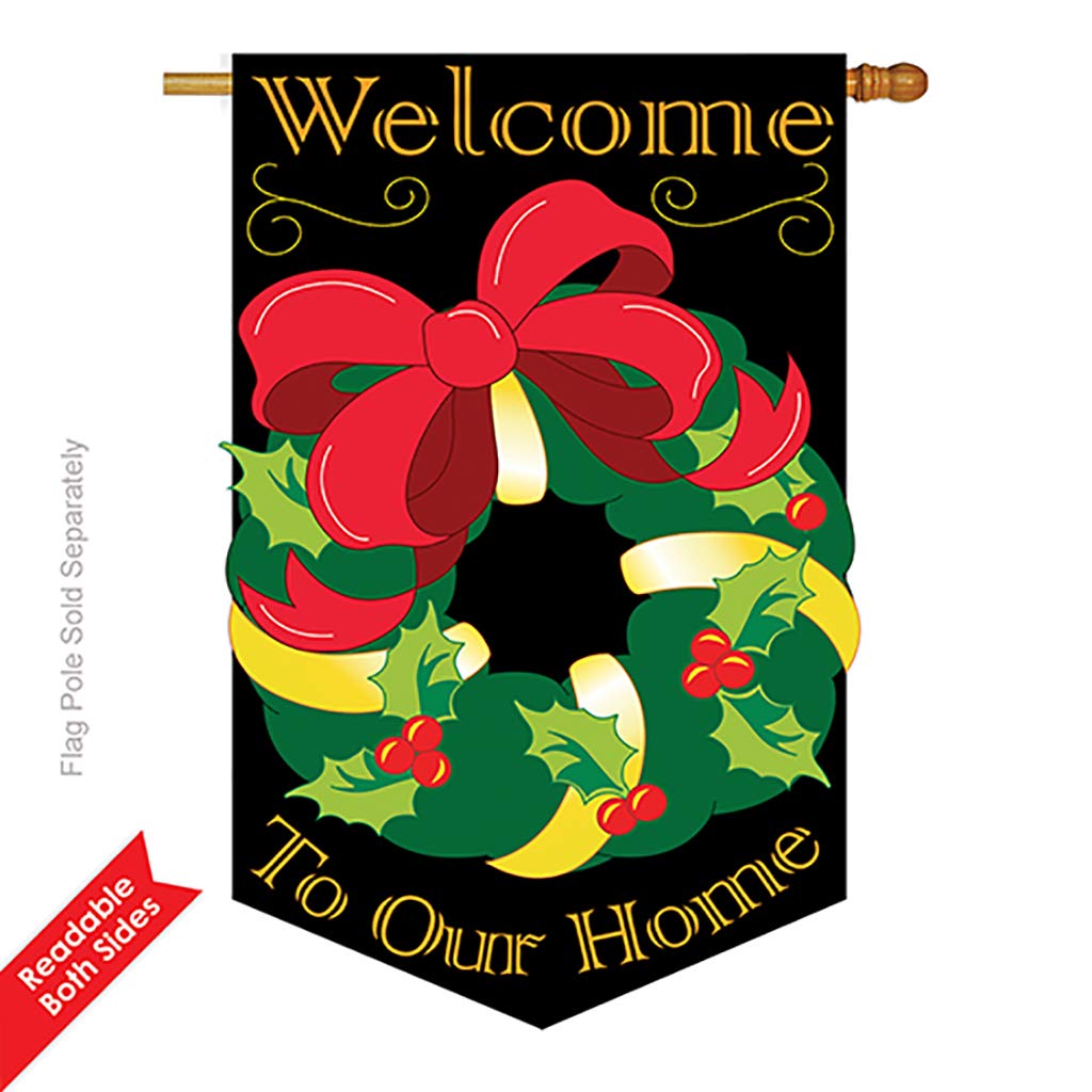 Christmas Reef Winter House Flag - 28