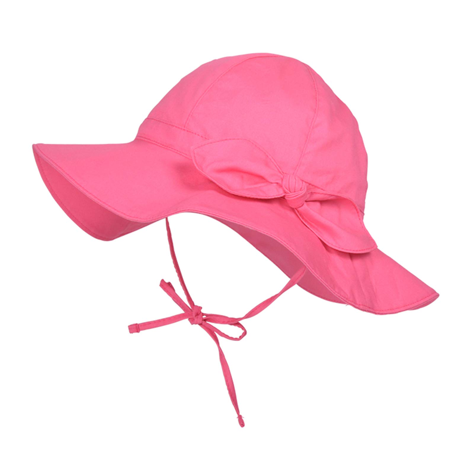 UPF 50+ Baby Sun Hat for Boys & Girls - Wide Brim Cotton Toddler Beach Hat for Sun Protection - Perfect for Outdoor Play, Pool, and Beach Trips