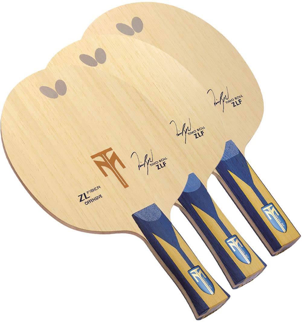 Butterfly Timo Boll ZLF Table Tennis Blade with ZL Fiber - Professional Ping Pong Racket for Advanced Players - AN, FL, ST Handle Options - Japanese Made - Perfect for Tournament Play & Training