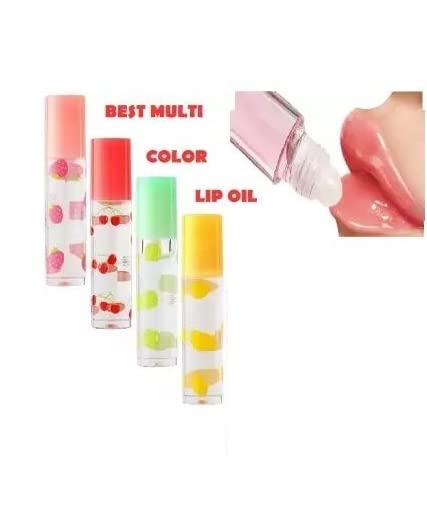 Moisturizing Color Changing Liquid Lipstick - Transparent Lip Oil & Balm Set (6 Pack) | Hydrating, Long-Lasting Wear for Day & Night Makeup Looks