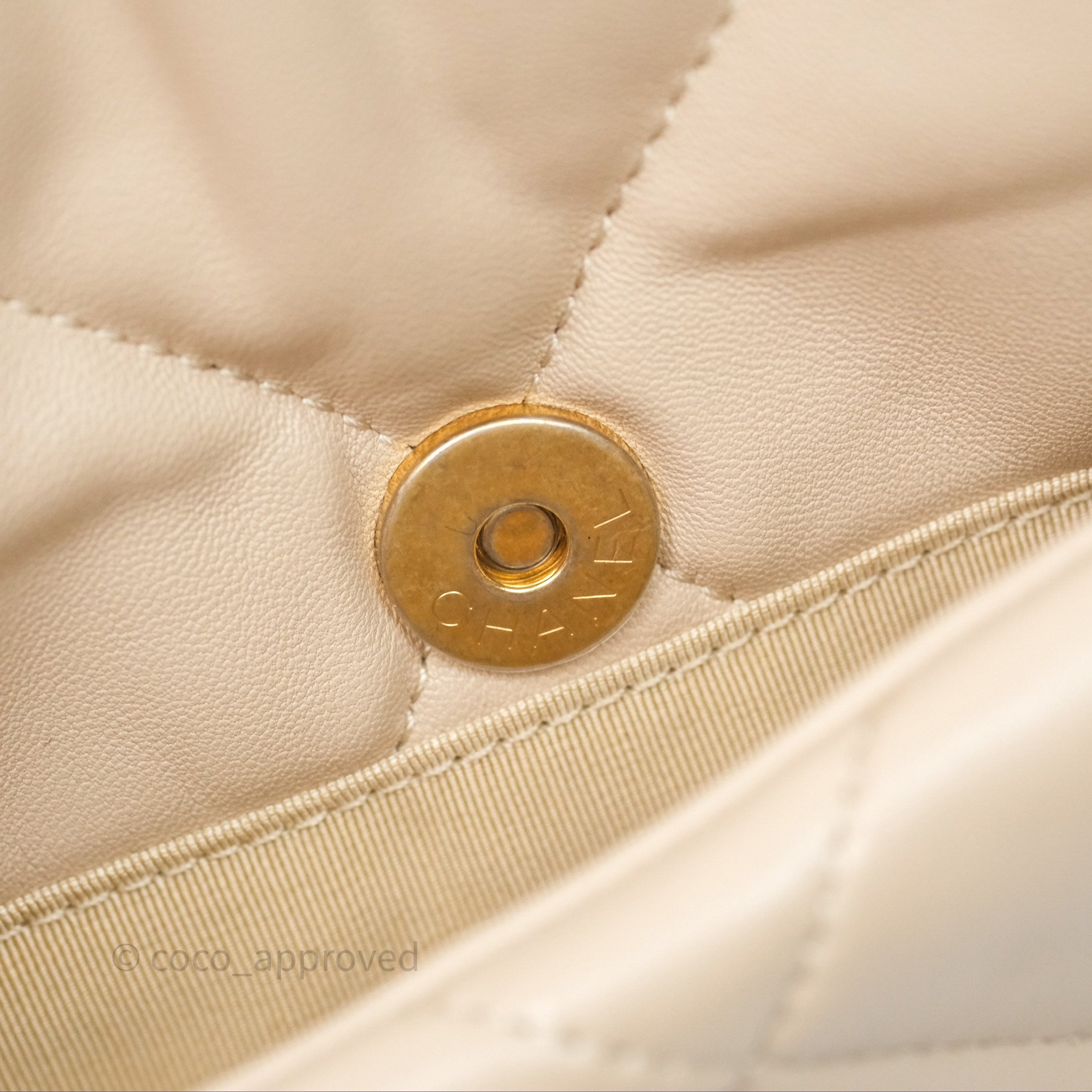 Chanel 19 Small Beige Handbag with Mixed Hardware - Luxury Crossbody Bag for Women, Perfect for Everyday Use & Special Occasions