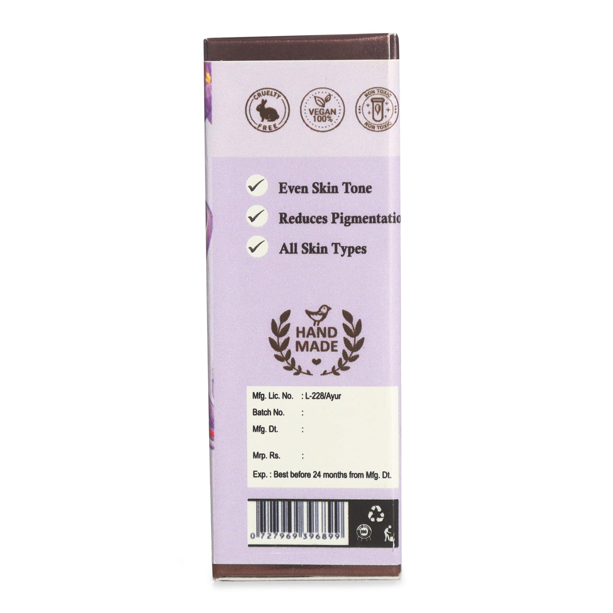 Organic Saffron & Goat Milk Skincare Soap - Natural Moisturizing & Brightening Face & Body Cleanser - Perfect for Dry, Sensitive Skin & Daily Gentle Cleansing Routine