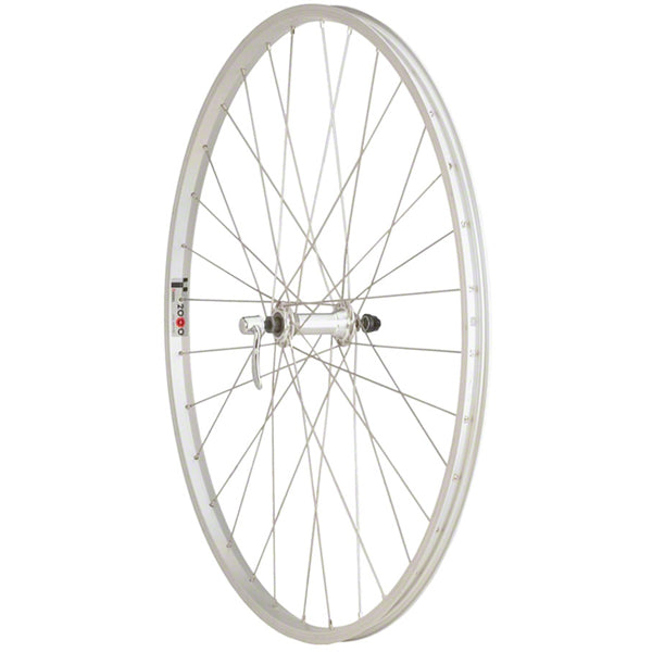 700c Front Wheel - Aluminum Alloy Rim, Silver - Perfect for Road Bikes, Hybrid Bikes & Commuter Bikes