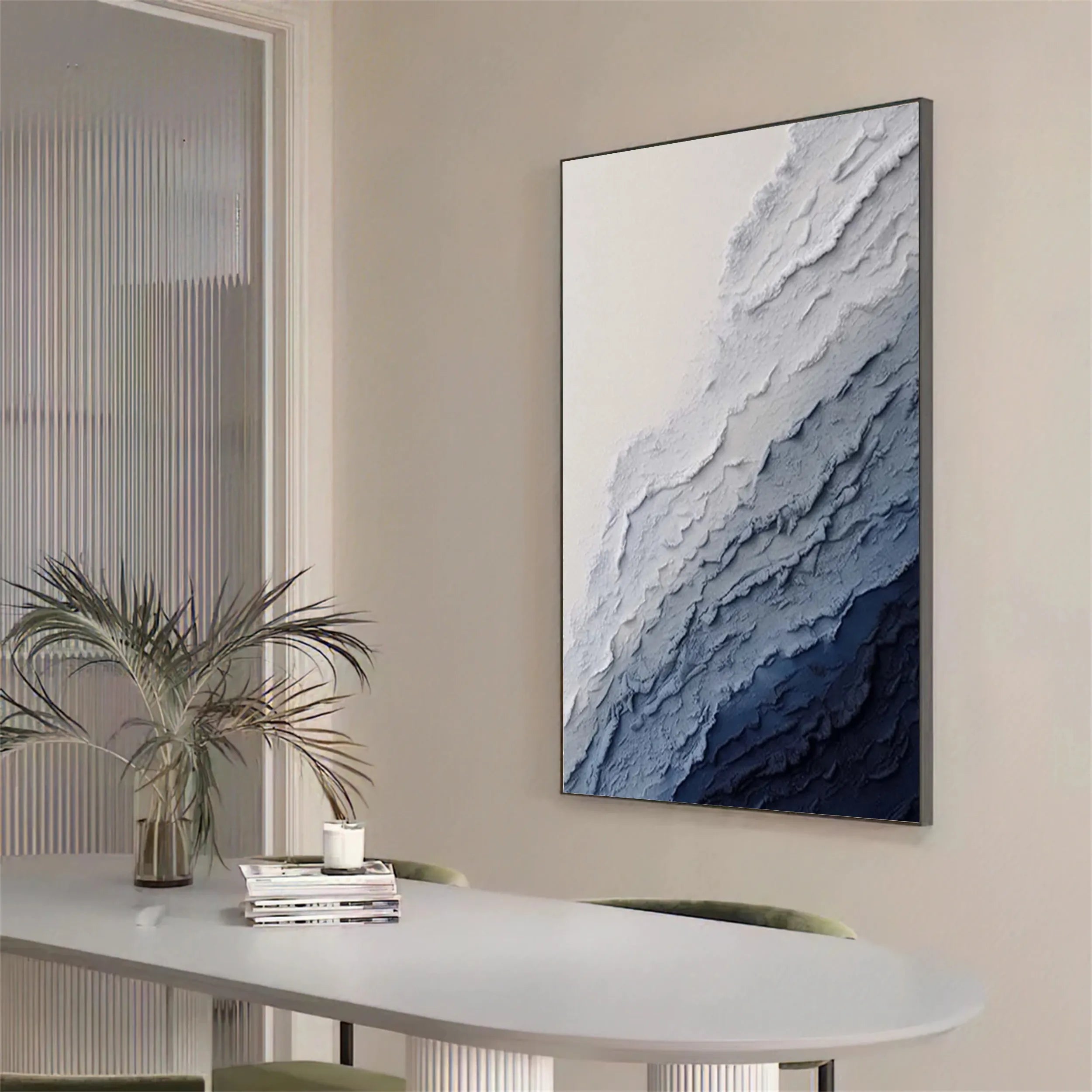 Ocean and Sky Painting #OS118 - Beautiful Coastal Wall Art for Living Room, Bedroom & Office Decor