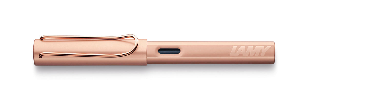 Lamy LX Rose Gold Fountain Pen - Premium Writing Instrument for Calligraphy, Journaling & Gift Giving - Elegant Design for Professionals & Students