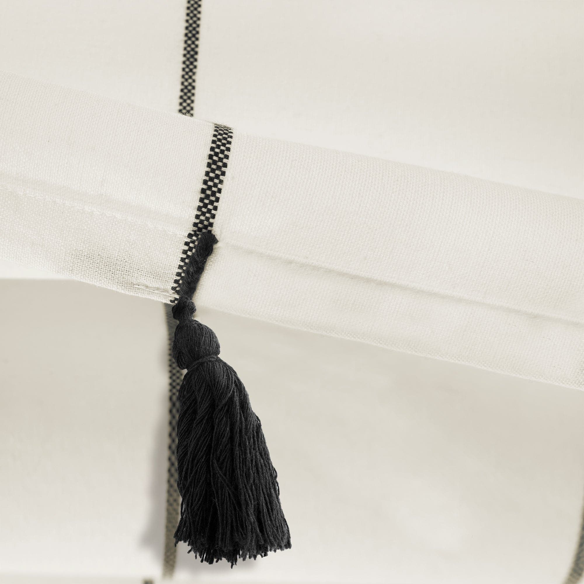 Farmhouse Boho Stripe Woven Tassel Yarn Dyed Cotton Blend Blanket - Soft Lightweight Throw for Bed, Couch & Sofa - Perfect for Cozy Home Decor, Living Room Accent and Gift Giving