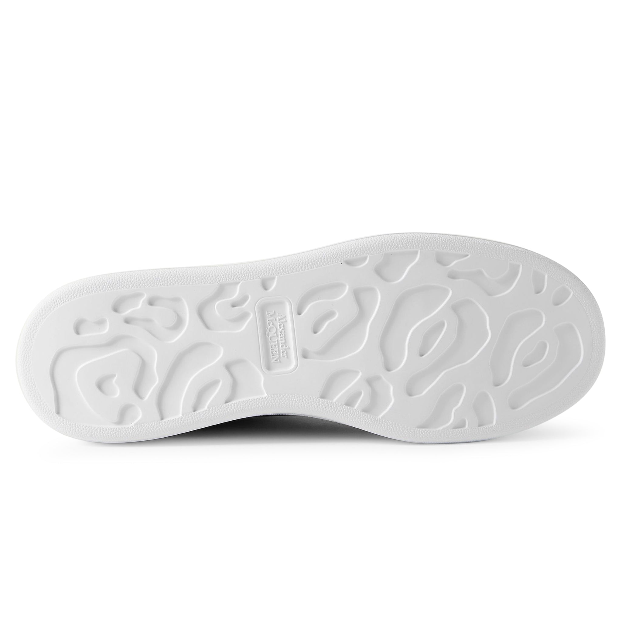 Alexander McQueen Women's Raised Sole Sneakers in White & Pink | Fashionable Chunky Platform Shoes for Casual Wear & Street Style Outfits