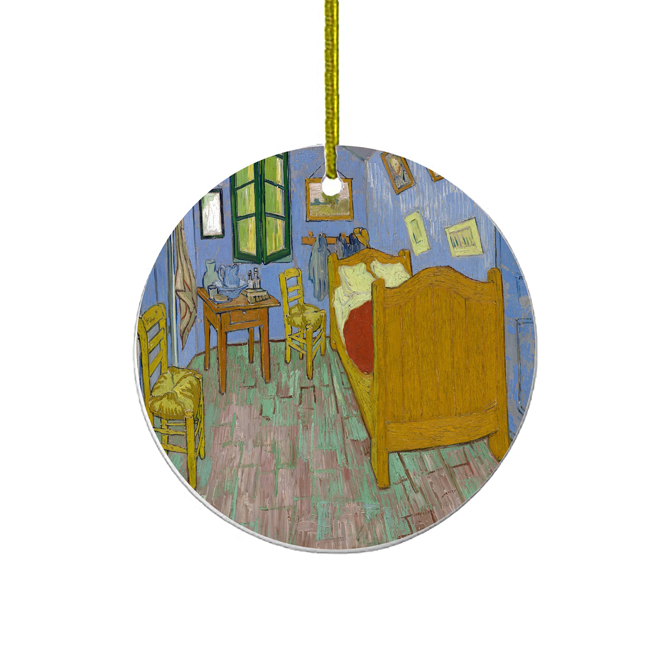 Handmade Ceramic Christmas Tree Ornament - Elegant Holiday Decoration for Christmas Tree, Home & Gift Giving | Perfect for Bedroom, Living Room & Holiday Decor