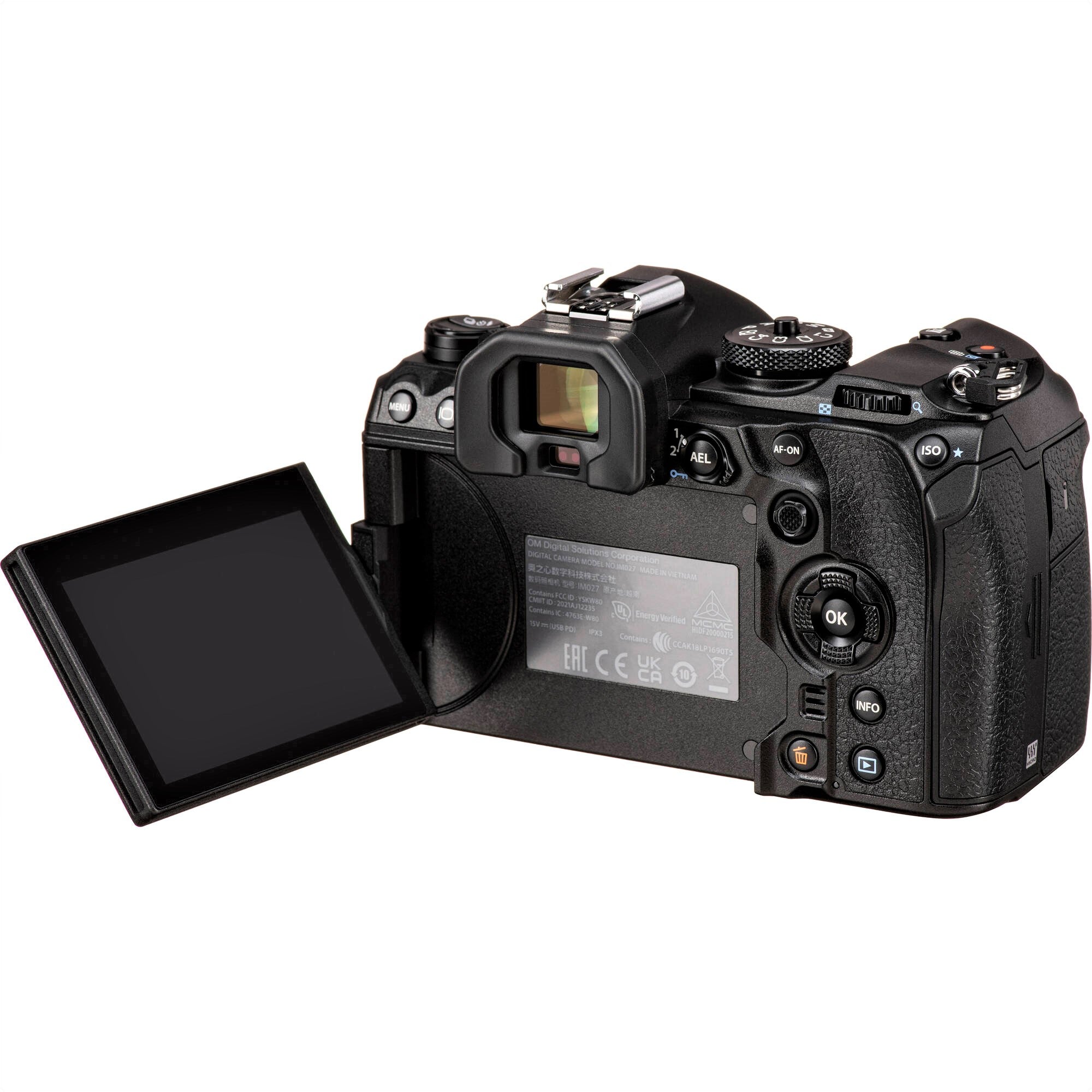 Olympus OM SYSTEM OM-1 Mirrorless Digital Camera - 20MP, 4K Video, Weatherproof for Travel & Outdoor Photography
