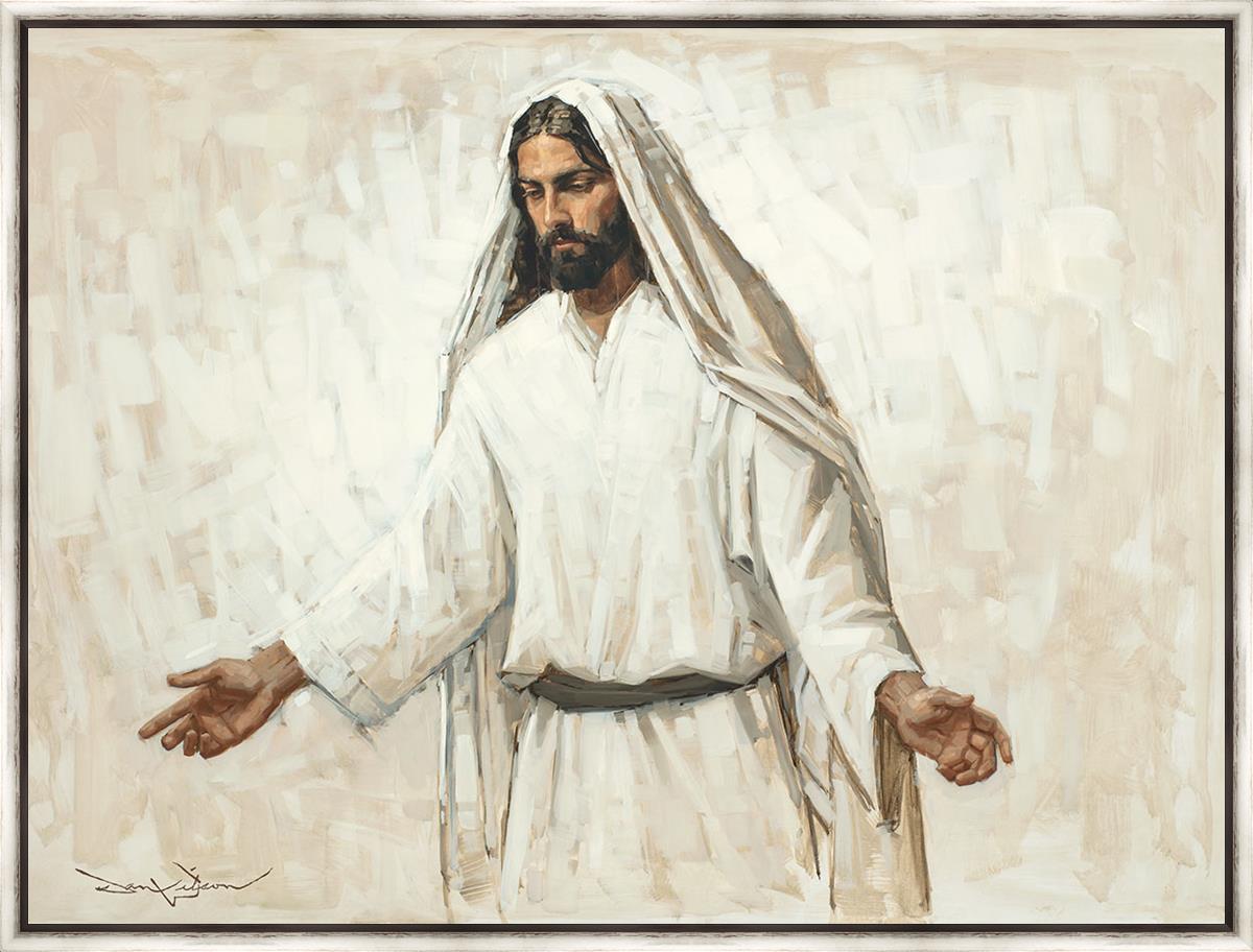 Every Knee Shall Bow Large Wall Art - Inspirational Christian Home Decor for Living Room, Bedroom & Office