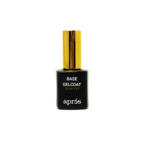 Apres Nail Base Gel Coat 15mL - Soft Gel Formula for Strong Adhesion & Easy Soak Off - Perfect for DIY Manicures, Nail Extensions & Salon-Quality Nails at Home