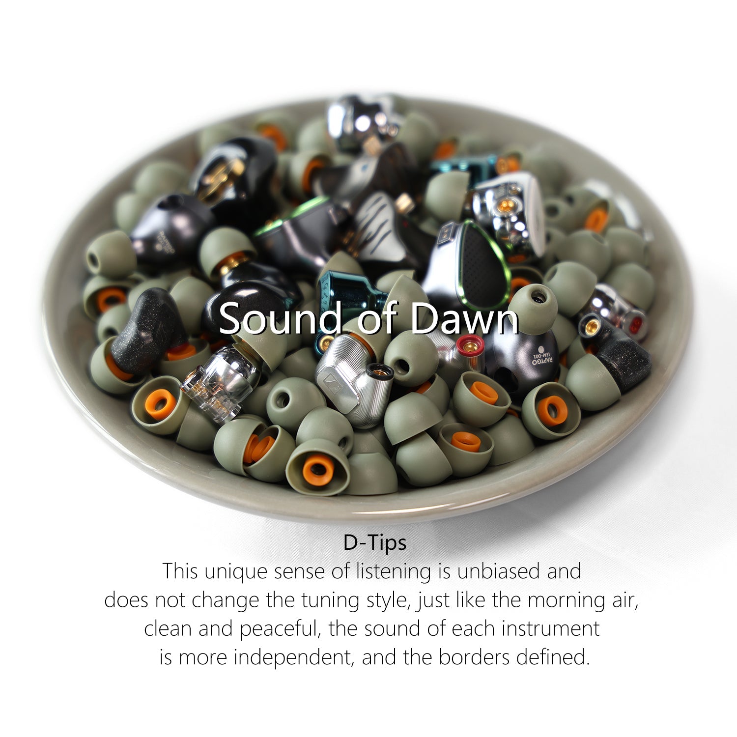 DD ddHiFi ST35 Comfortable Medical Grade Silicone Eartips with Storage Box - Perfect for Audiophiles, Musicians & Noise Isolation (3 Pairs) - Ideal for Workouts, Commuting & Studio Monitoring