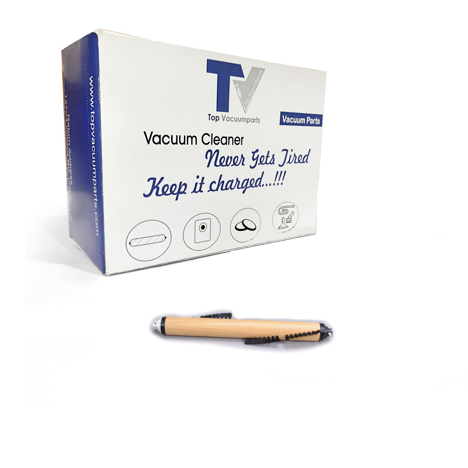 Original Kirby Vacuum Cleaner Brushroll Replacement Part #1525G - Compatible with Kirby Models (Home Cleaning, Pet Hair Removal, Hardwood Floor Care)