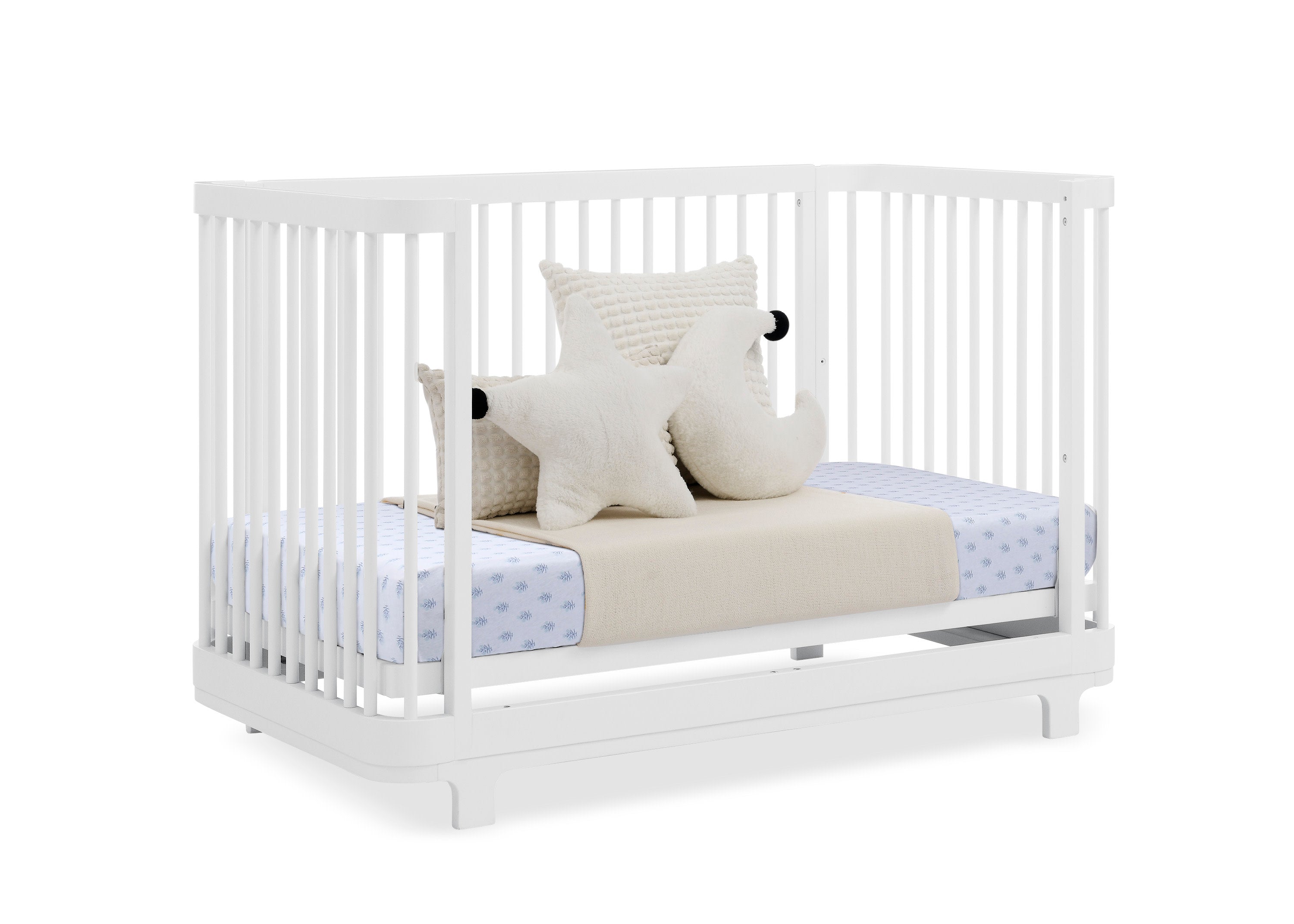 Nest 4-in-1 Convertible Baby Crib - Toddler Bed, Daybed & Full-Size Bed - Safe Nursery Furniture for Newborn to Teen - Perfect for Bedrooms, Daycare & Guest Rooms