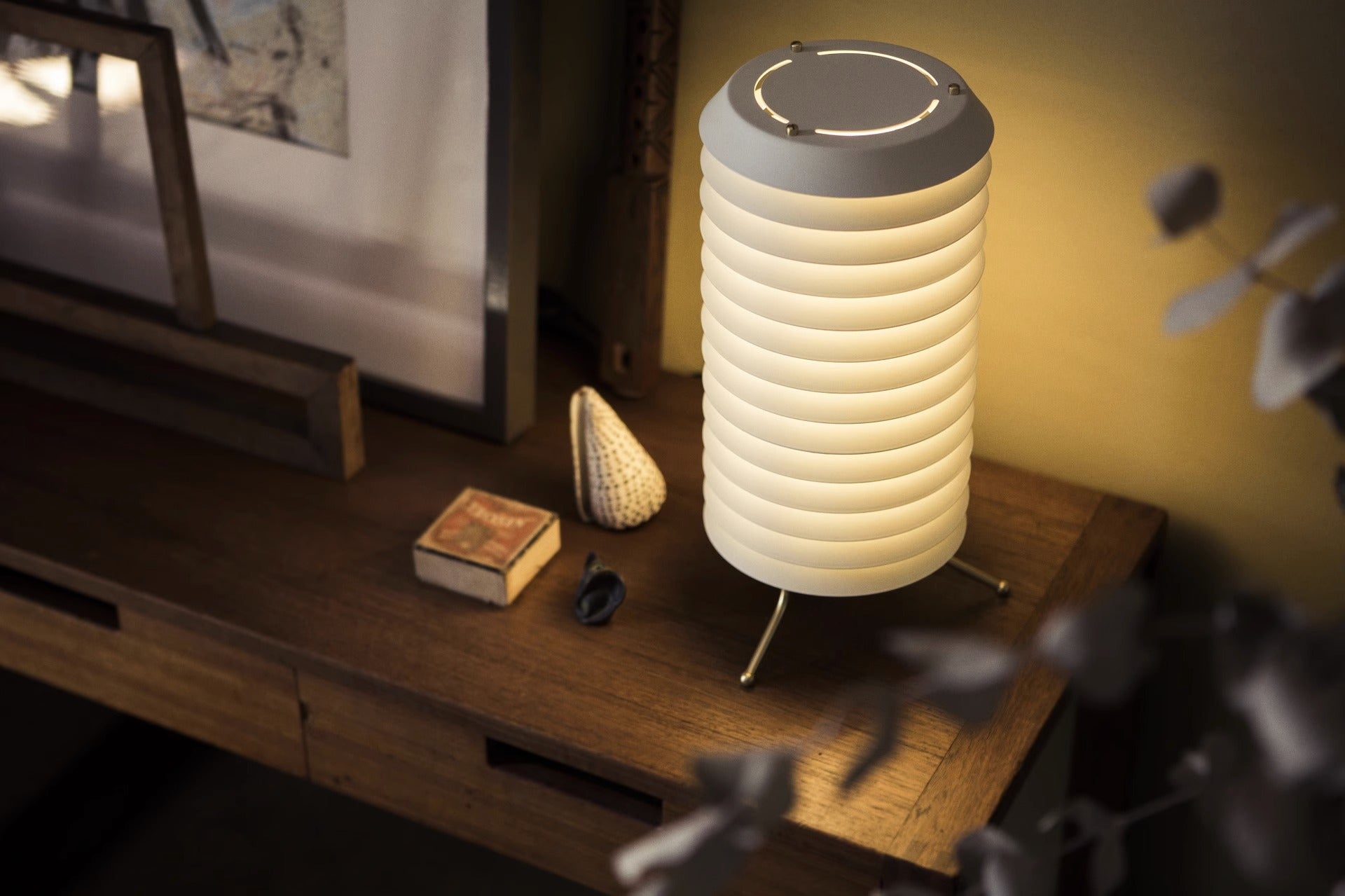 Modern Baltic Tower Table Lamp - Adjustable LED Desk Light for Home Office, Bedroom & Study - Perfect for Reading, Working & Decor