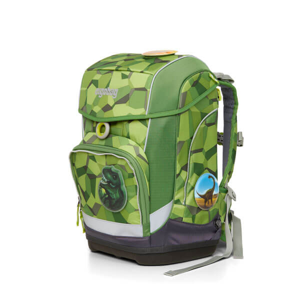 Ergobag Cubo Light Backpack for Kids - Dinosaur Themed School Bag with Adjustable Straps, Perfect for Preschool & Elementary Students | Durable & Comfortable for Daily Use, Travel & Outdoor Adventures