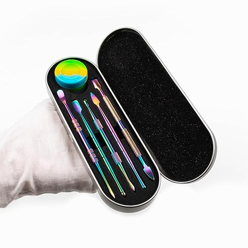 Premium Wax Dabber Tool Kit with Aluminum Case - Essential for Concentrates, Dry Herb Vaporizers & Titanium Nail Accessories - Perfect for Home Use, Travel & Smoking Enthusiasts